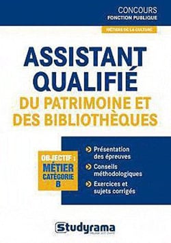 Assistant qualifié du patrimoine et des bibliothèques - catégorie b