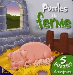 Puzzle à la ferme cochons