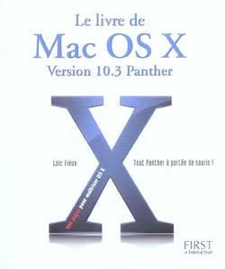 Le livre de mac os x version 10.3 panther