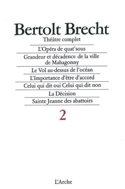 Théâtre complet T2 Brecht