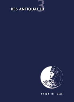RES ANTICAE : res antiquae t.3