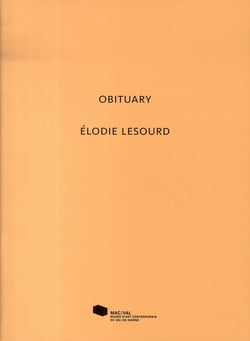 Elodie Lesourd. Obituary