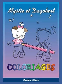 Mystie et dagobert - coloriages