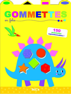 Gommettes en folie (dinosaure)