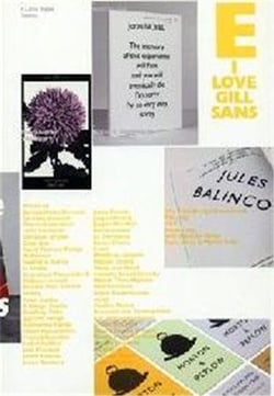 I love type 05 - gill sans