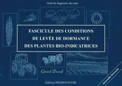 Fascicule des conditions de levée de dormance des plantes bio-indicatrices