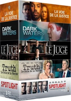 Coffret 5 films : La Voie de la justice + Le Juge + Truth + Spotlight + Dark Waters