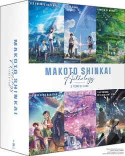 Makoto Shinkai Anthology - 5 films et 1 OAV : 5 Centimeters per Second + The Voices of a Distant + Voyage vers Agartha + The Garden of Words + Your Name. + Les Enfants du temps