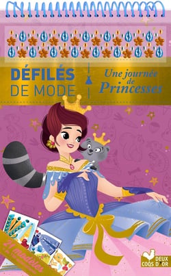Une journée de princesses - bloc à spirale