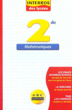 Interros des lycees - maths - 2e