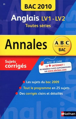 ANNAL BAC 2010 ANGL TTES SERIE