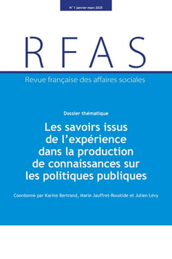 Les savoirs issus de l'expérience dans la production de connaissances sur les politiques publiques