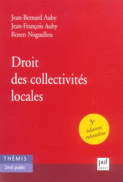 Droit des collectivités locales (3e édition)