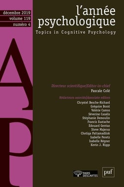 Revue L'année psychologique n.1194