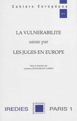 La vulnérabilité saisie par les juges en Europe
