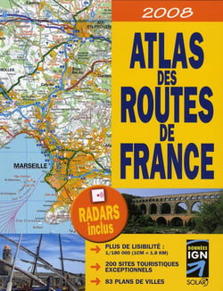 Atlas des routes de france (édition 2008)