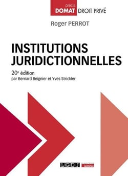 Institutions juridictionnelles (20e édition)