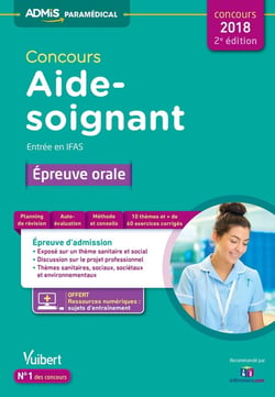 Concours aide-soignant - entrée en IFAS - épreuve orale (concours 2018)
