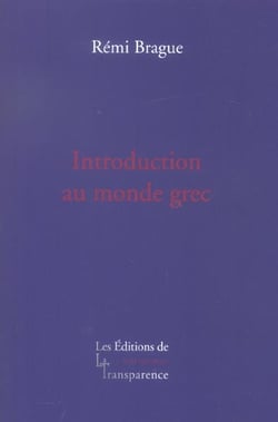 Introduction au monde grec (vente ferme)