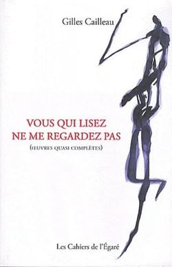 Vous qui lisez, ne me regardez pas