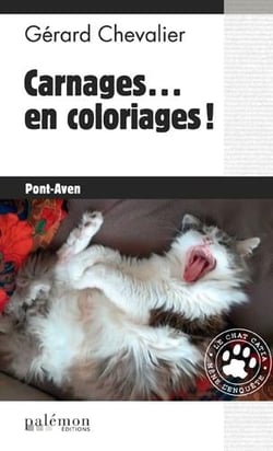 Le chat Catia mène l'enquête ! Tome 4 : carnage...en coloriage !