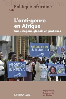 Revue politique africaine n.168 : l'anti-genre en Afrique : une catégorie globale en pratiques