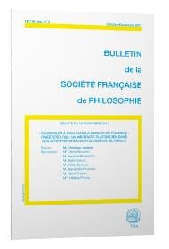 Bulletin de la Société française de philosophie n.2017/4 : « s'assimiler à Dieu dans la mesure du possible » (Théétète 176b) : un impératif platonicien dans son interprétation en philosophie islamique