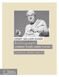 Comment écrire comme Platon ?
