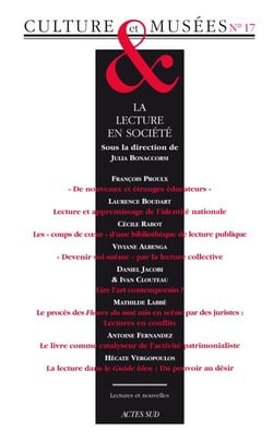 Revue culture et musees n  17 - la lecture en societe