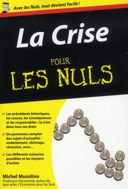 La Crise Pour Les Nuls (Poche)
