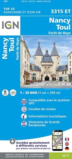 3315ET NANCY.TOUL.FORET DE HAYE