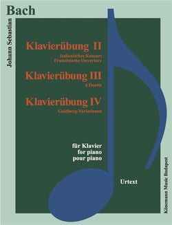 Bach - exercices pour piano II-IV