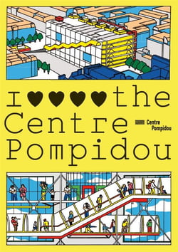 I love the centre pompidou