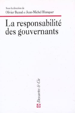 La responsabilite des gouvernants