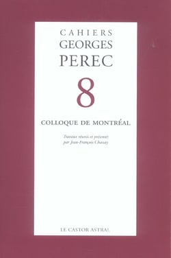 Cahiers georges perec n 8