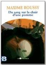 Du sang sur la chair d'une pomme