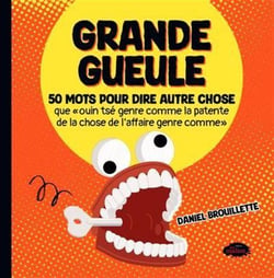 Grande gueule : 50 mots pour dire autre chose que "ouin tsé genre comme la patente de la chose de l'affaire genre comme"