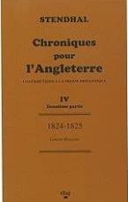 Chroniques pour l'Angleterre : contributions à la presse britannique t..5 - 1824-1825, lettres du petit neveu de Grimm