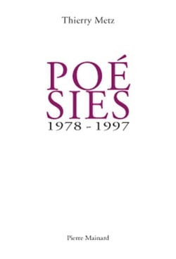 Poésies 1978 - 1997