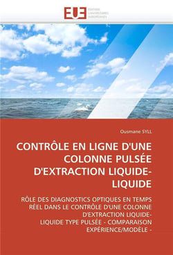 Controle en ligne d'une colonne pulsee d'extraction liquide-liquide