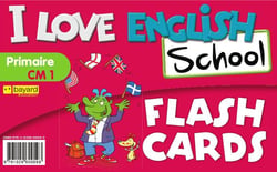 I love english school - anglais - cm1 - flash cards