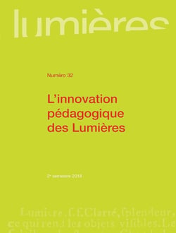 Lumières n.32 : l'innovation pédagogique des Lumières