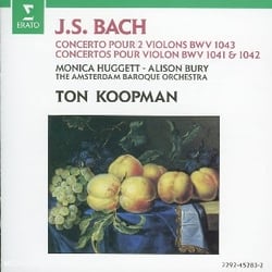 Concertos pour violon bwv1041 & bwv1042 - concerto pour 2 violons bwv1043