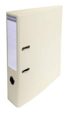 Classeur à levier A4 - Dos 70 mm - Carton - Exacompta - Ivoire