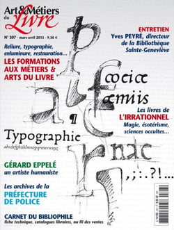 ART ET METIER DU LIVRE N°307 (Mars/avril 2015)