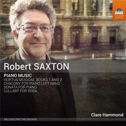 Saxton, Robert : Musique pour piano