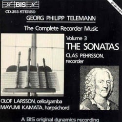Telemann - the complete recorder music /vol.3 the sonatas