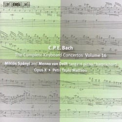 CPE Bach - the complete keyboard concertos /vol.16