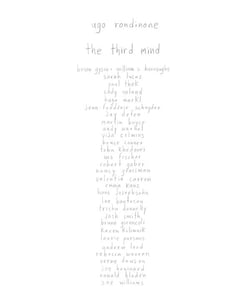 The third mind