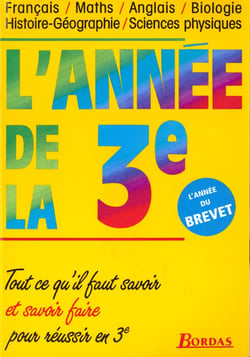 L'année de - l'annee de la 3eme